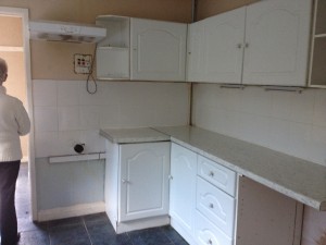 Kitchen in Welsh auction property